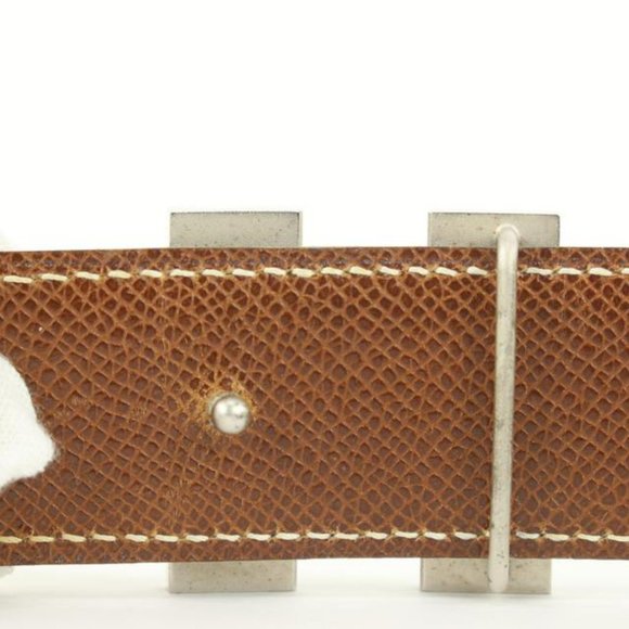Hermès Black x Silver Reversible H Logo Cadena Belt Kit 852633